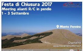 Festa di Chiusura 2017 - Meeting Alianti R/C in Pendio